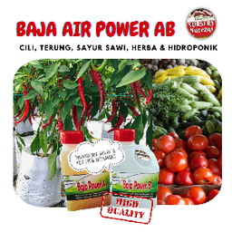 Starter Pack Baja AB Power AB Cili, Sayuran Hidroponik 250ml - Thumbnail 1