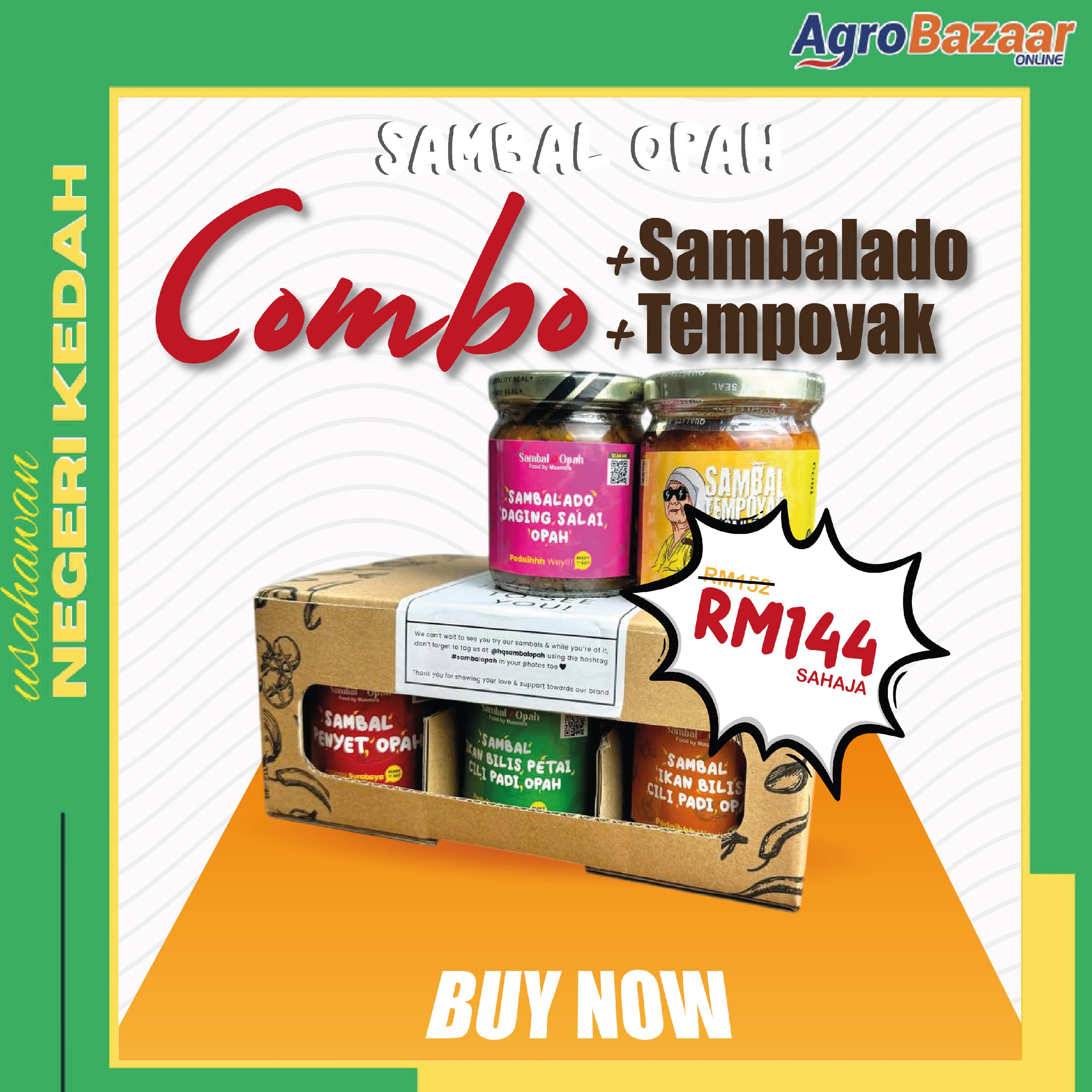 SET COMBO + SAMBALADO + TEMPOYAK