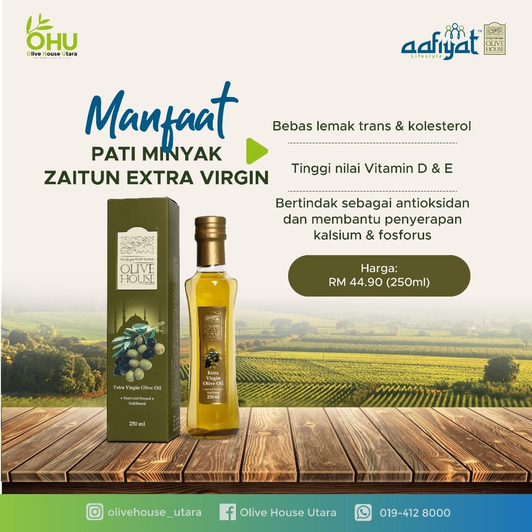Minyak Zaitun Extra Virgin 250ml