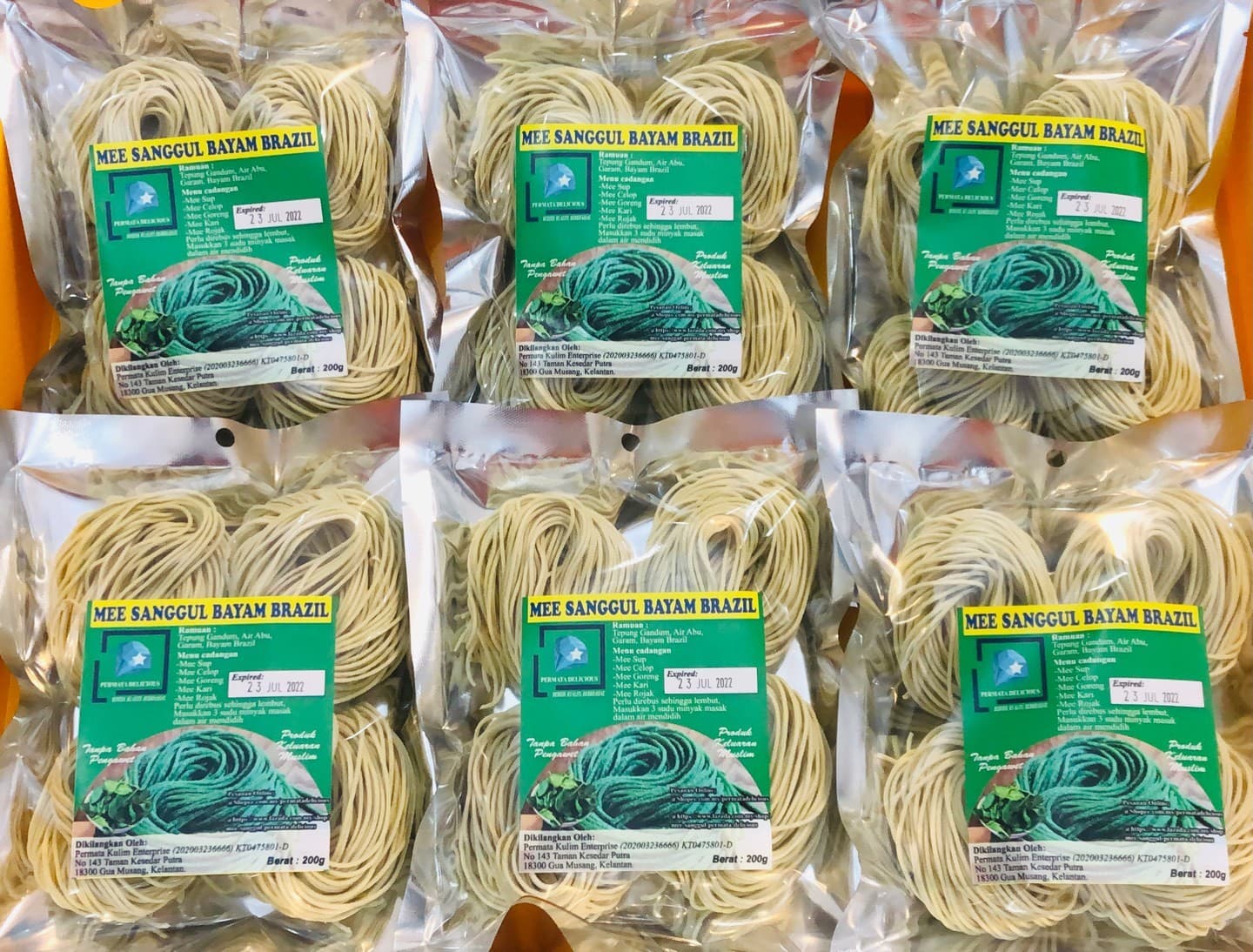 Mee Sanggul Bayam Brazil