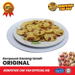 Rempeyek Che Yah Original Kacang Tanah Rempeyek Asli - Thumbnail 2