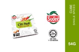 SUDEE Kiub Cili Padi / Bird's Eye Chilli Cube [54g] 2 Pek - Thumbnail 1