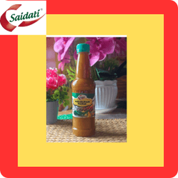 SAIDATI Sos Nenas MD2 Cilipadi, Pencicah Pedas, Pes Masakan Halal Premium Pineapple Original Homemade Terengganu 350g - Thumbnail 1