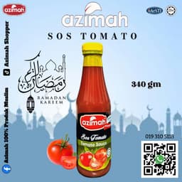 AZIMAH SOS TOMATO 340 GM - Thumbnail 1