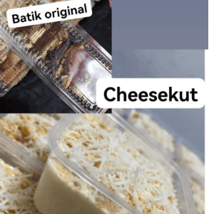Combo boleh pilih(2batik ori, 1cheeskut) atau (1batik ori, 2cheesekut) - Image 1