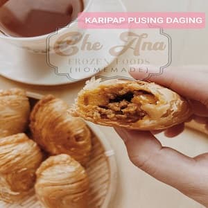 Che Ana Karipap Pusing Daging Frozen (10 biji)