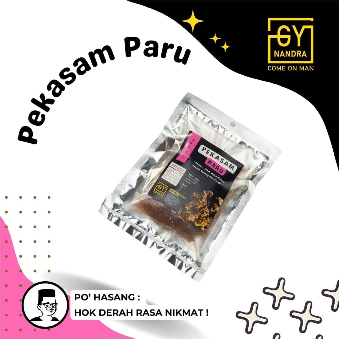 Pekasam Paru: PO' HASANG Asli KEMAMAN Terengganu - Image 1