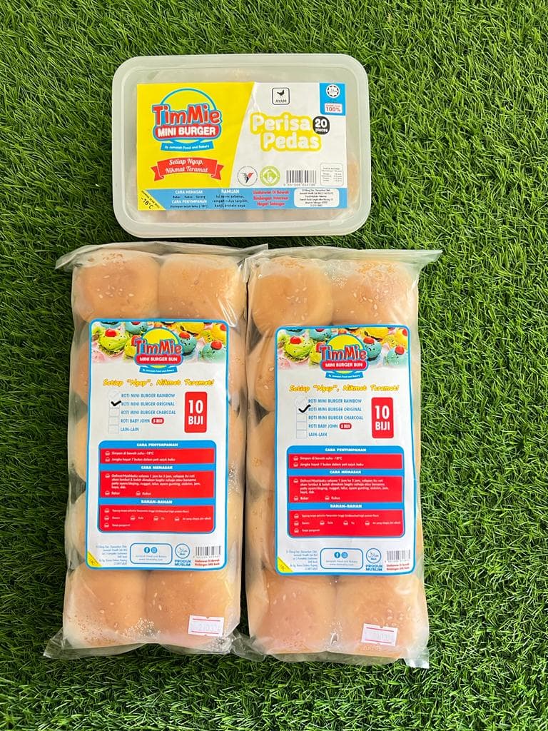 Set Frozen Mini Burger TimMie Pedas