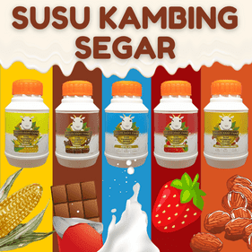 Susu Kambing Segar Asli 8 botol