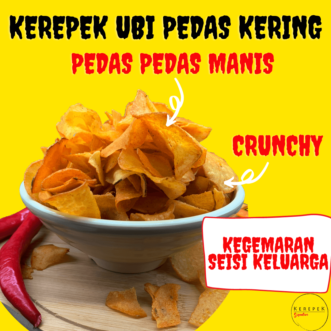 KEREPEK UBI PEDAS KERING