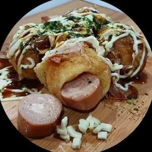 TAKOYAKI CHICKEN SAUSAGE CHEESE - Image 1