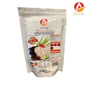 Nasi Putih Basmathi Daging Masak Hitam - Image 1