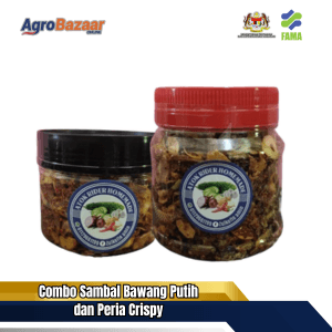 Combo Sambal Bawang Putih dan Peria Crispy