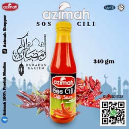 AZIMAH SOS CILI 340GM - Thumbnail 1