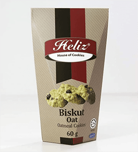 Heliz Oatmeal Cookies 60g