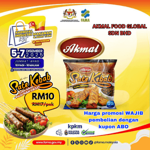 Promo IMAT- 1pek Sate Kebab 4 Pilihan Rasa - Image 1