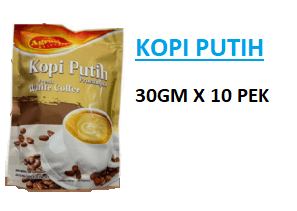 AGROMAS KOPI PUTIH 30GM X 10PEK - Image 1