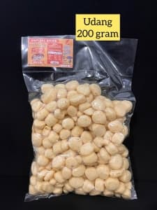 Keropok Amplang Udang 200g (Packaging Transparent) - Image 1