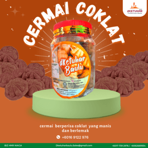 Bahulu Cermai Coklat 20pcs
