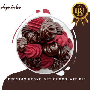 REDVELVET CHOC DIP COOKIES - Image 1
