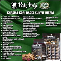Kopi radix kunuit hitam - Thumbnail 1