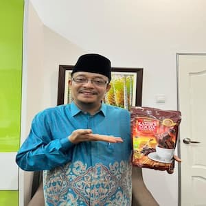 Kazim' Cocoa / Kazim Koko / Ustaz Kazim Elias minuman koko coklat chocolate