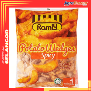 Ramly potato wedges spicy 1kg /10
