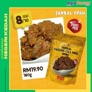 TRAVEL PACK SAMBAL DAGING CILI PADI OPAH