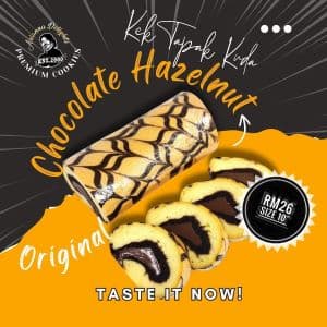 [PRE-ORDER] Kek Tapak Kuda - Chocolate Hazelnut Big