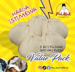 Pau Abah Kukus (Value Pack - 5 biji) - Thumbnail 1