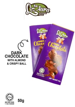 Dark Chocolate Bar 50g - Thumbnail 2