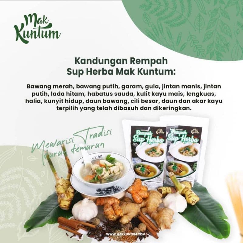 MAK KUNTUM - REMPAH SUP HERBA