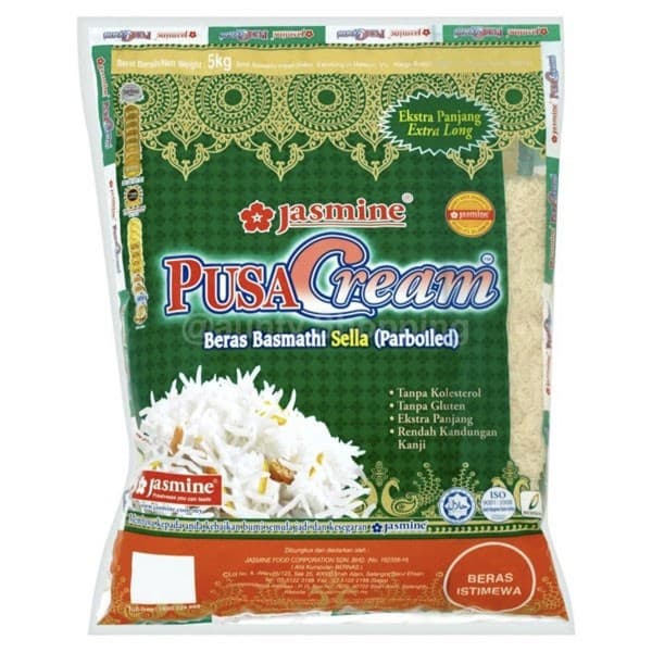 jasmine pusa cream parboiled 5kg
