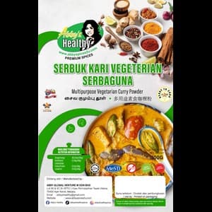 SERBUK KARI VEGETERIAN SERBAGUNA (100G)