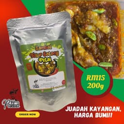 [Ready Stock]Sambal Telor Sotong + Petai 200gram - Thumbnail 1