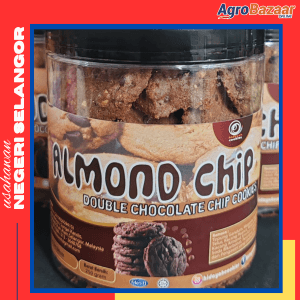 HIDAYAH COOKIES ALMOND CHOCOLATE CHIP COOKIES / BISKUT BADAM COKLAT CIP - Image 1