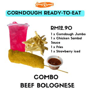 Corndough Set Combo Beef Bolognese AnakRamai