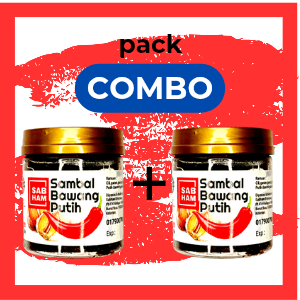 SAMBAL BAWANG PUTIH SABHAM COMBO PACK - Image 1
