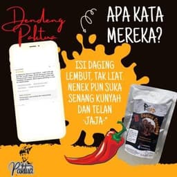 [Ready Stock]Daging Dendeng PakTua 100gram - Thumbnail 2