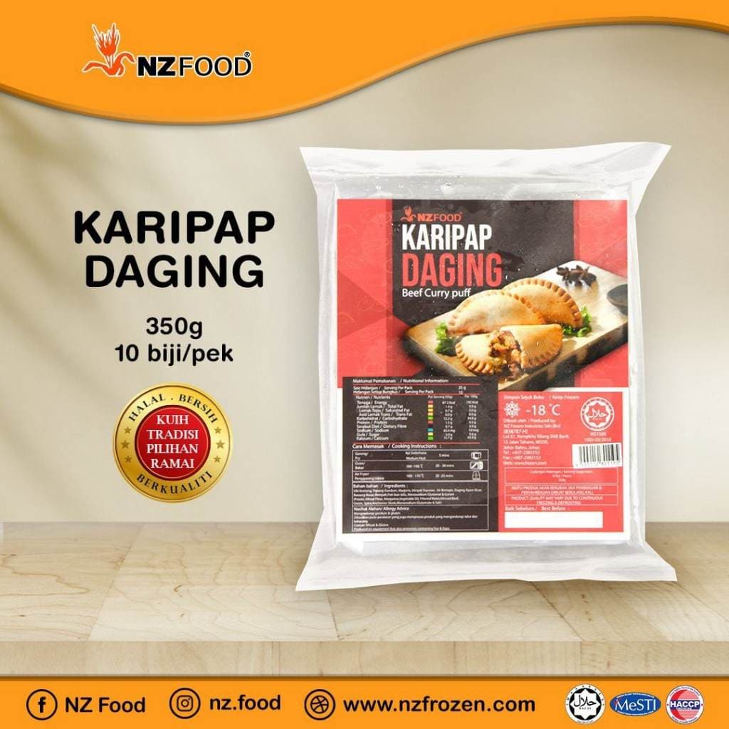 NZ karipap daging 350gm 10pcs/16 - Image 1