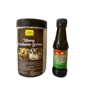 Set Tepung Cendawan Goreng dan Sos Gula Merah