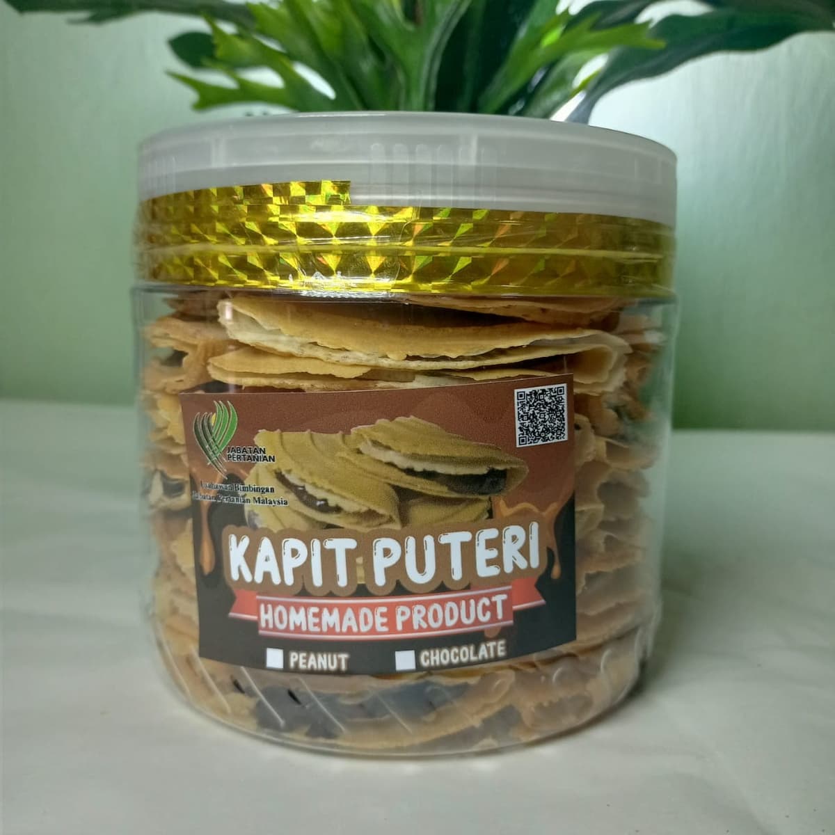 Kapit Leleh Puteri (coklat) - Image 1
