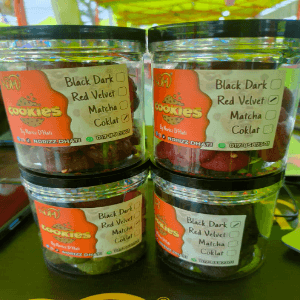 COOKIES COMBO (COKLAT, RED VELVET, MATCHA, BLACK DARK) - Image 1
