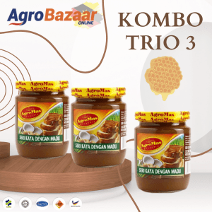AGROMAS Seri Kaya Madu 280g (Kombo 3)