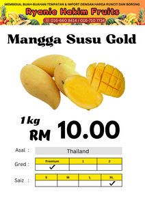Mangga Susu Gold (Juriani Enterprise)