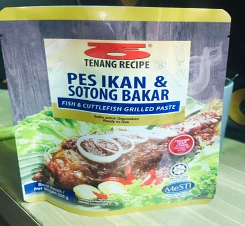pes ikan dan sotong bakar (Self Pickup)
