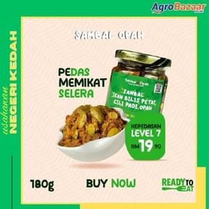 SAMBAL IKAN BILIS PETAI CILI PADI OPAH