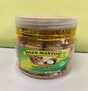 biskut kelapa oven makton