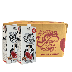 UHT Kurma Milk 1L 12pcs - Carton - Image 1