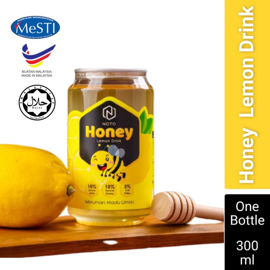 NOTO AIR MINUMAN MADU LIMAU (HONEY LEMON DRINK) 300ml